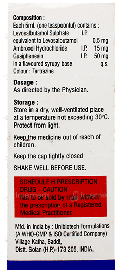 Ventirex Ls Junior Expectorant 60Ml